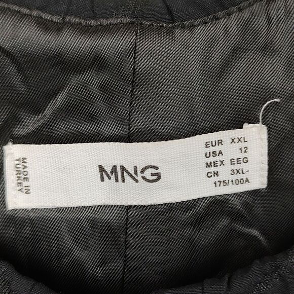 Mango MNG Black Quilted Jumper Fully Lined NWOT - Picture 2 of 8